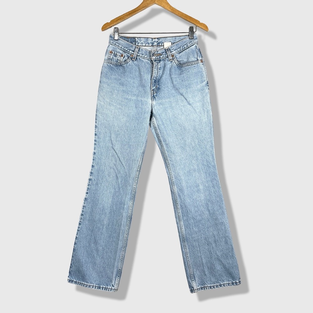 Levi 517 Bootcut Jeans Womens 11 JR M Light Blue Y2K Western Boho Y2K Grunge